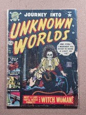Journey Into Unknown Worlds #13 1952 Pre-Code Horror Comic Rare HTF Low Grade picture