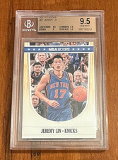 2011-12 JEREMY LIN KNICKS BGS 9.5 GEM MINT - 1ST CARD NBA HOOPS PANINI LINSANITY picture