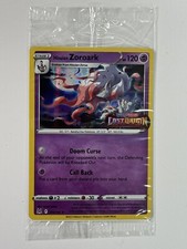 EU Exclusive Hisuian Zoroark 076/196 Lost Origin Stamped SEALED picture