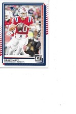 2025 Donruss Drake Maye New England Patriots Football Card #58 picture