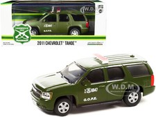 2011 CHEVROLET TAHOE MATT GREEN GOPE CARABINEROS DE CHILE 1/43 GREENLIGHT 86620 picture