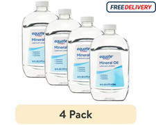 (4 pack) Equate Mineral Oil Lubricant Laxative Liquid for Constipation, 16 fl oz picture