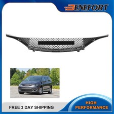 For 2017-2020 Chrysler Pacifica New Black Front Upper Grille Grill #68243485AC picture