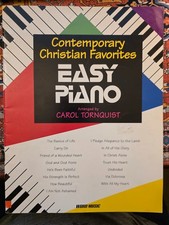 CONTEMPORARY CHRISTIAN FAVORITES EASY PIANO,  1995 Carol Tornquist picture