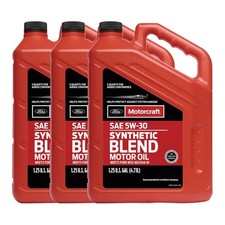 Motorcraft XO5W305Q3SP Premium Synthetic Blend Oil SAE 5W-30, 5 Quarts (3 Pack) picture