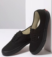 Vans Authentic Black Men Canvas Low Top Shoes VN000EE3BKA picture