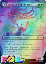 x1 Esika God of the Tree / The Prismatic Bridge SLD MTG 1155 FOIL BORDERLESS 1x picture