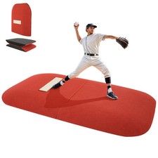 Sturdum Baseball Pitching Mound, Portable Softball Mound w/Non-Slip Rubber Plate picture