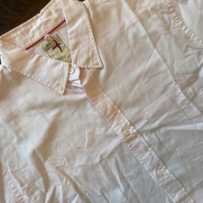 Relwen Shirt Mens 2XL Pink Solid Long Sleeve Button Down Cotton Pocket Huckberry picture