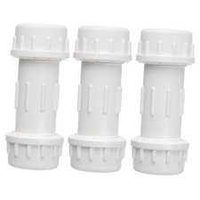 DONWARE 1/2-inch PVC Compression Coupling, Pipe Fittings Adapter 1/2