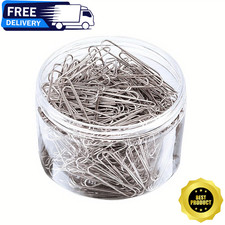 300pcs Large Size Paper Clips Silver Office School Document Paper Organizer Clip picture
