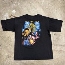 🔥Vintage WWF WWE Rob Van Dam Rap Tee Style T-Shirt Size XL 23.5x27.5 picture