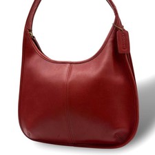 vintage COACH Vintage COACH Ergo 9025 Shoulder Bag One Shoulder Grab Tan Leather picture
