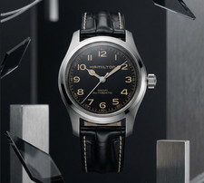 Hamilton Khaki Field Murph Automatic Black Men's Watch H70605731 picture
