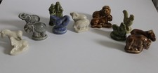 Wade Whimsies Vintage Noah's Ark Almost Complete 14pc Figurine Set Red Rose Tea  picture