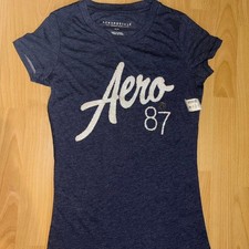 NWT Aeropostale Gray “Aero” Brand T-Shirt | Mid 2000s 2015 | Small picture