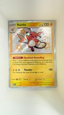 Pokemon Raichu Paldean Fates 132/091 Holo Shiny Rare picture