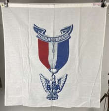 Vintage 1970s EAGLE SCOUT Ceremony BANNER FLAG BSA Reliance Annin 33”x35” picture