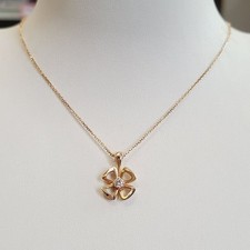 BVLGARI Fiorever Necklace Pendant  18K Rose Gold Diamond picture