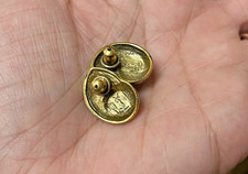 vintage YSL pierced post earrings picture