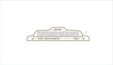 55-59 Vintage Antique Elgin vinyl decal outboard boat motor motor control picture