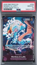 2026 ONE PIECE EVENT PACK VOL. 8 PROMO GEAR 5 #099 MONKEY D LUFFY PSA 10 GEM MT picture