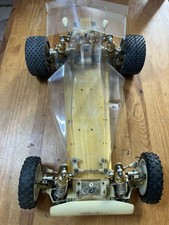 Vintage 1988 Traxxas Bullet TRX-10 Gold Pan 1/10 RC Buggy Roller Project picture