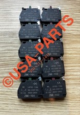 10PCS (5) ZBE-101 ZBE101 And (5) ZBE-102 ZB102 NO And NC CONTACT Blocks picture