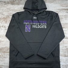Under Armour Northwestern Wildcats Hooodie Sweatshirt Mens XL picture