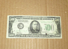 1934A $500 Federal Reserve Note Chicago G00260731A picture