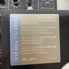 Janet Jackson – All For You OG 2001 Press 2X12