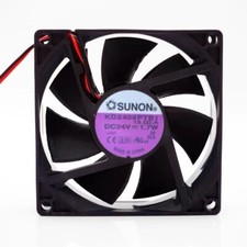 SUNON KD2408PTB1 8025 DC24V 1.7W 8CM 2-Wire Inverter Cooling Fan picture