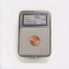 2007 D1¢LINCOLNMS-69SPECIMEN FINISH1ST DAY OF ISSUE5195025 picture