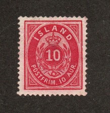 Iceland - Sc# 11 Mint no gum / Perf 14 x 13 1/2      -      Lot 1124133 picture