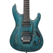 Ibanez S520AH S Standard 6-String Electric Guitar - Cosmic Blue Stained Flat picture