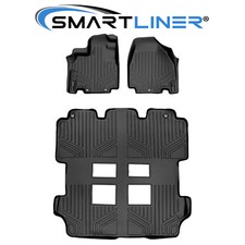 SMARTLINER Custom Fit Floor Mats 3 Row Liner Set OEM TPE 2011-2017 Honda Odyssey picture