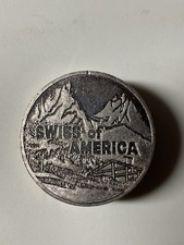 Vintage Draper Mint Swiss of America Patriot 5 OZ .999 Silver Round picture