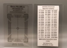 ORIGINAL GRADEMASTER Card Grading / Centering Tool Created in 2015- #1 Design picture