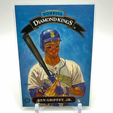 Ken Griffey Jr Donruss 1992 Diamond Kings Insert - Mariners #DK-1 picture