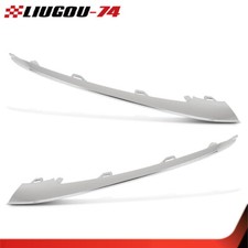 Fit For 2018-20 Mercedes W222 S450/560 L/R Front Bumper Lip Trim Chrome Molding picture