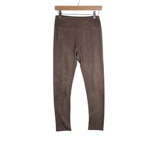 NWT JOH Apparel Women's Brown Suede Pull On Ankle Pants size XS picture