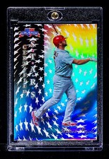 Albert Pujols RARE CERTIFIED STARS RAINBOW REFRACTOR CARD Cardinals HALL OF FAME picture