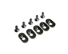 LOSI LOS252100 ENGMNTINSERT+SCRWSBLK 185T 5PC 5IVET D31 picture