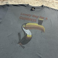 Vintage Lovely Day For A Guinness T-shirt Mens XL Toucan Official Merch Beer picture