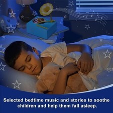Toddler Phonograph with 96 Music Learning Cards, Educational Gift picture