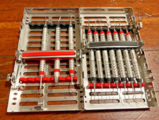 Hu-Friedy IMS Signature Series Dental Cassette + 10 instruments EUC SBH5/69 picture