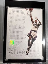 Rare 1998 99 Skybox Molten Metal Heavy Metal Fusion Ray Allen Bucks Parallel NBA picture