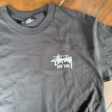 Stussy New York Chapter Men’s Large T Shirt Black T Shirt Rare NWOT NOS Archived picture