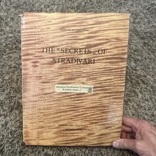 The Secrets of Stradivari, by Simone Sacconi - Hardcover picture