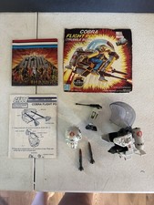 VINTAGE 1985 GI JOE COBRA TRUBBLE BUBBLE FLIGHT POD W BOX & BLUEPRINTS Complete  picture